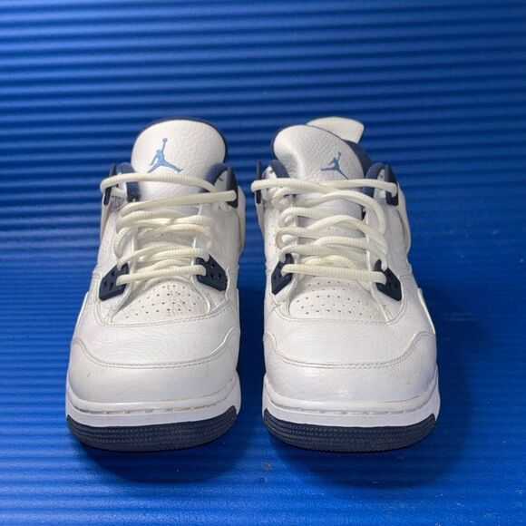 Size 6Y- GS Nike Air Jordan 4 Retro Columbia Legend Blue 408452-107 Women’s 7.5 - Picture 3 of 8